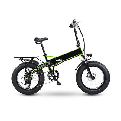 20-Inch Folding Lithium Battery Assisted Variable Speed Off-Road Snow Electric Vehicle Motorized Electric Bicycle