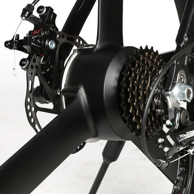 25KM/H Fat Tire Electric Folding Bike With 7Speed Derailleur